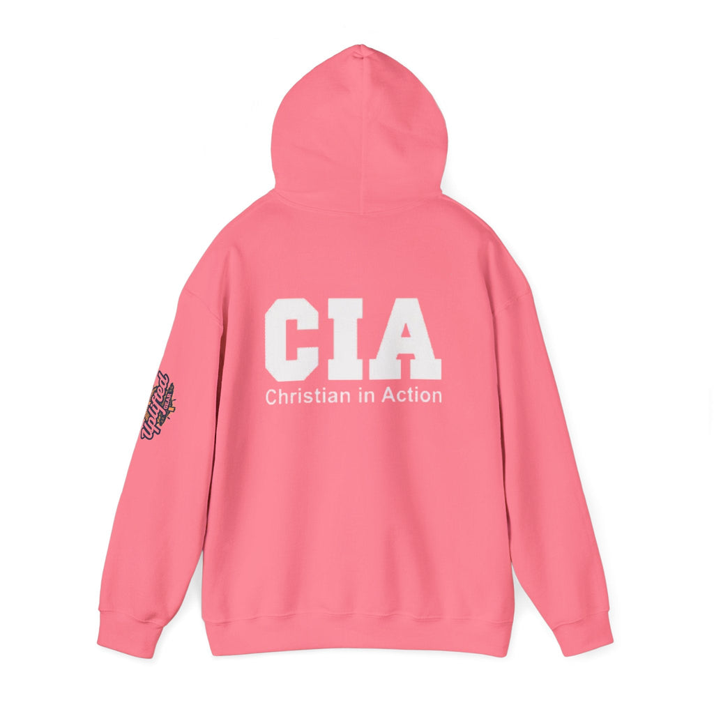 CIA Christian in Action Hoodie - Funny Faith Parody Hoodie - Mission Ready Apparel Printify
