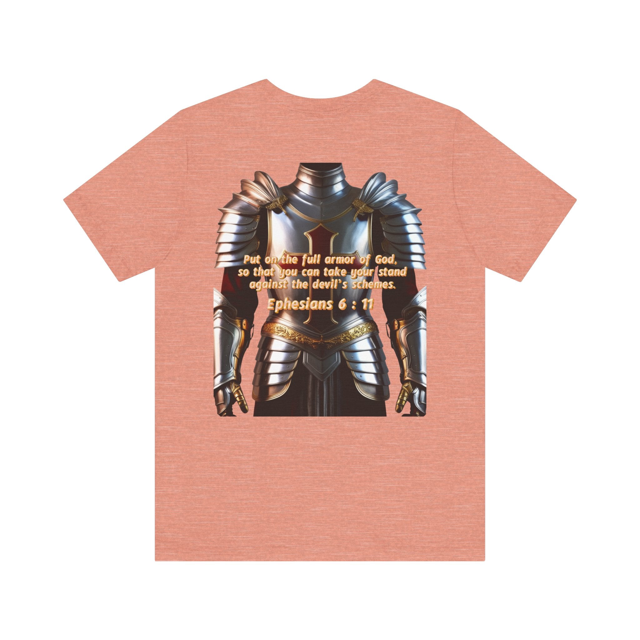Religious Graphic Armor Of God Design - Unisex Jersey Short Sleeve Tee Printify