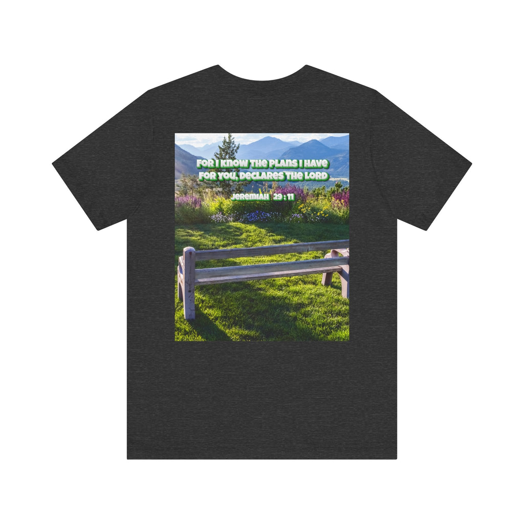 Bible Verse Unisex Tee - Jeremiah 29 : 11 Printify