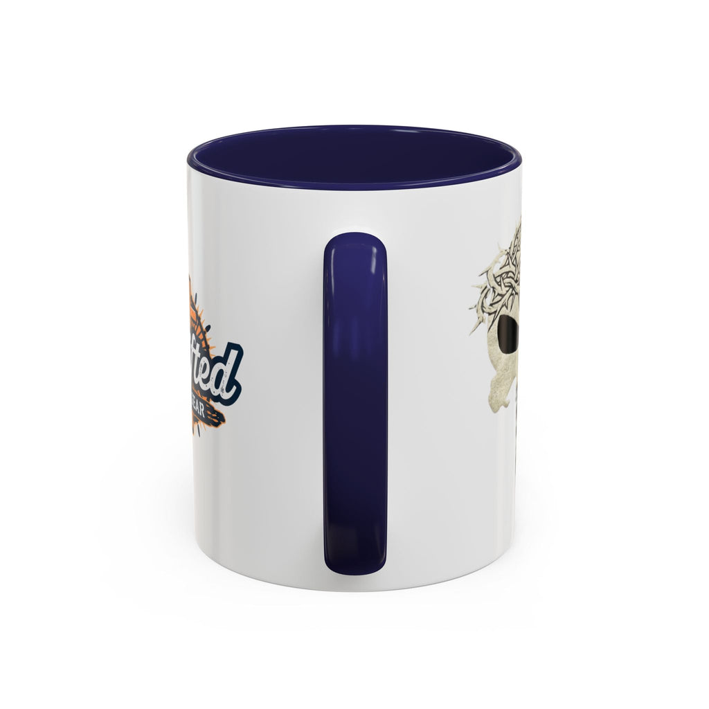 Christian Skull Coffee Mug — Crown of Thorns “Warrior Faith” (11/15 oz) Printify