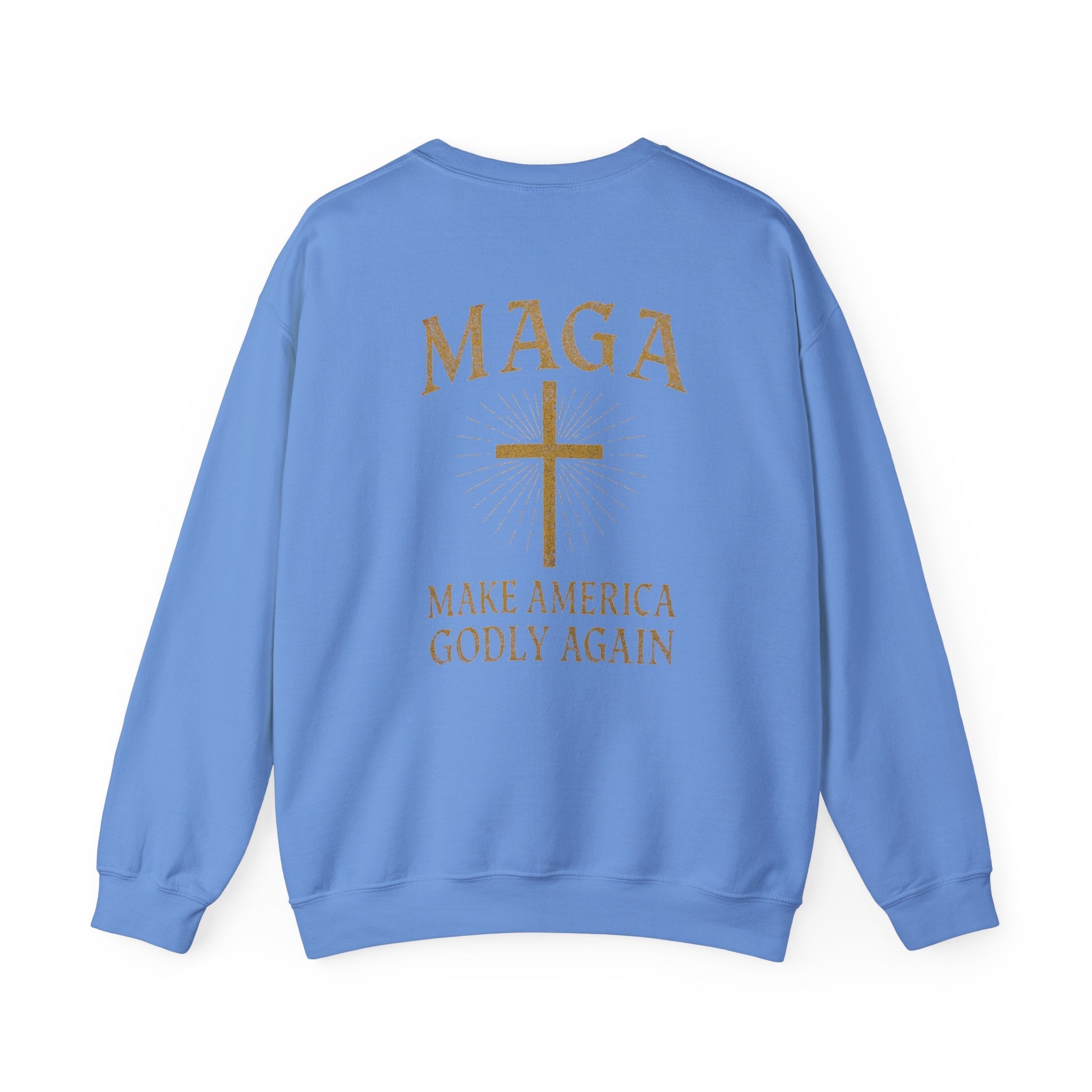 Make America Godly Again Sweatshirt – MAGA Christian Patriotic Hoodie for Faith & Freedom Printify