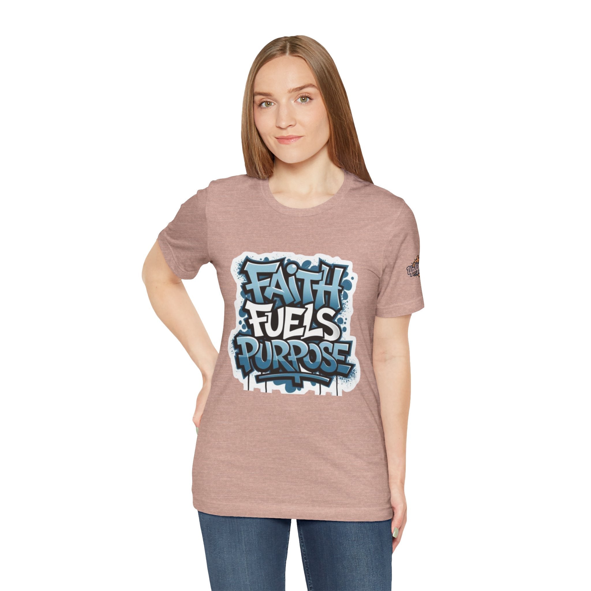 Faith Fuels Purpose T-shirt – Inspirational Christian T-shirt for Divine Drive & Unstoppable Belief Printify
