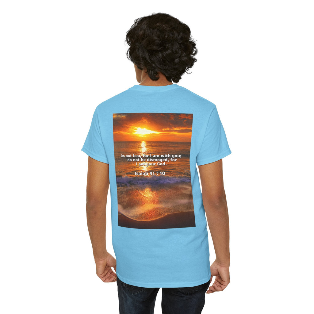 Bible Verse Unisex Tee -  Isaiah 41 : 10 Printify