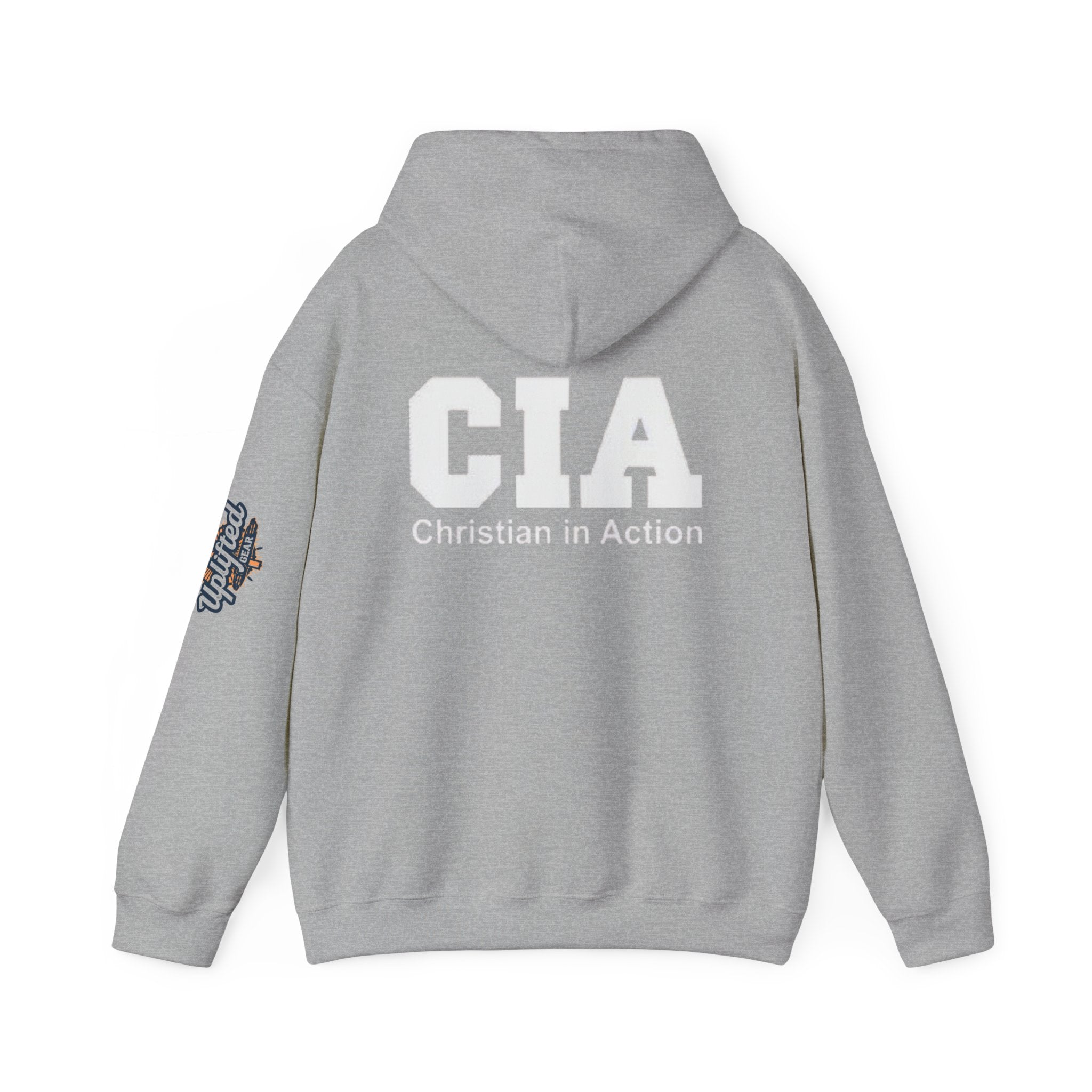CIA Christian in Action Hoodie - Funny Faith Parody Hoodie - Mission Ready Apparel Printify