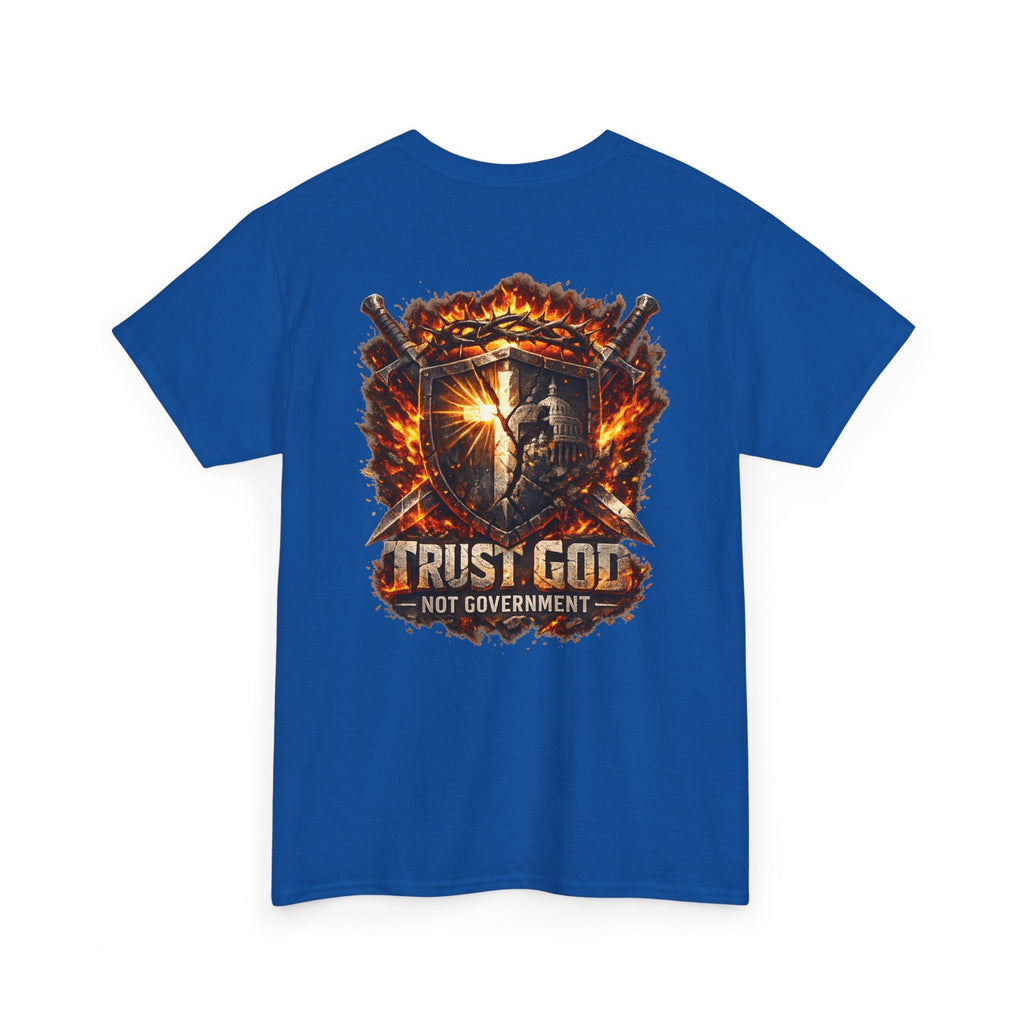 Faith & Freedom Tee — "Trust God Not Government" Patriotic Christian T-Shirt Printify