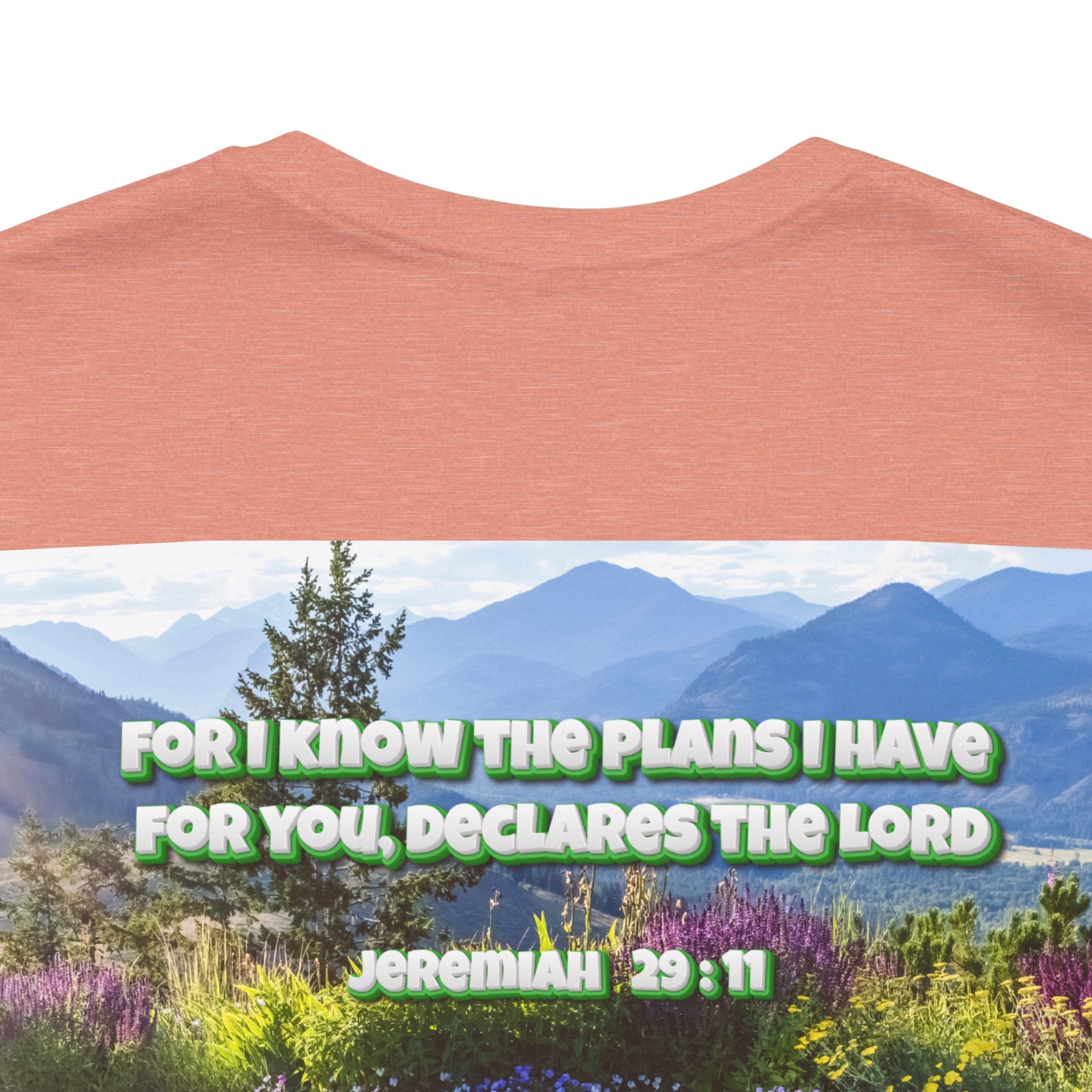Bible Verse Unisex Tee - Jeremiah 29 : 11 Printify