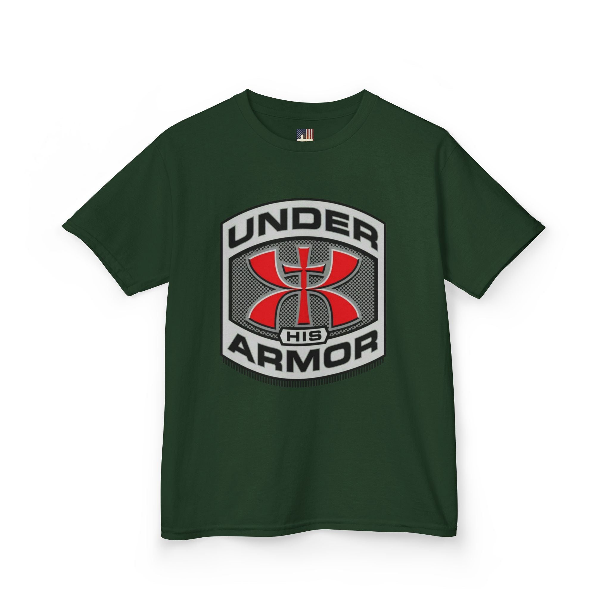 Under HIS Armor Christian T-Shirt — Faith-Inspired Under Armour Style Printify