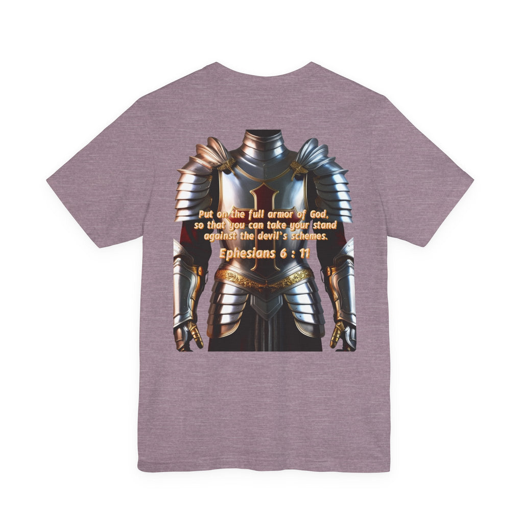 Religious Graphic Armor Of God Design - Unisex Jersey Short Sleeve Tee Printify