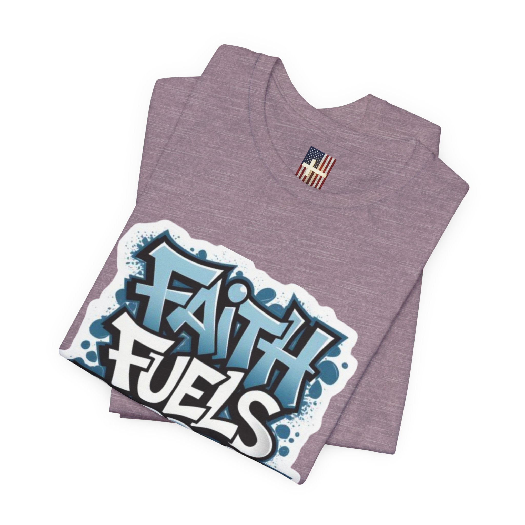 Faith Fuels Purpose T-shirt – Inspirational Christian T-shirt for Divine Drive & Unstoppable Belief Printify