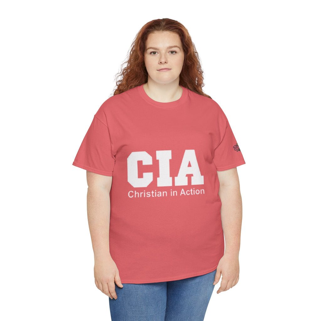 CIA Christian in Action T-shirt - Funny Faith Parody T-shirt - Mission Ready Apparel Printify