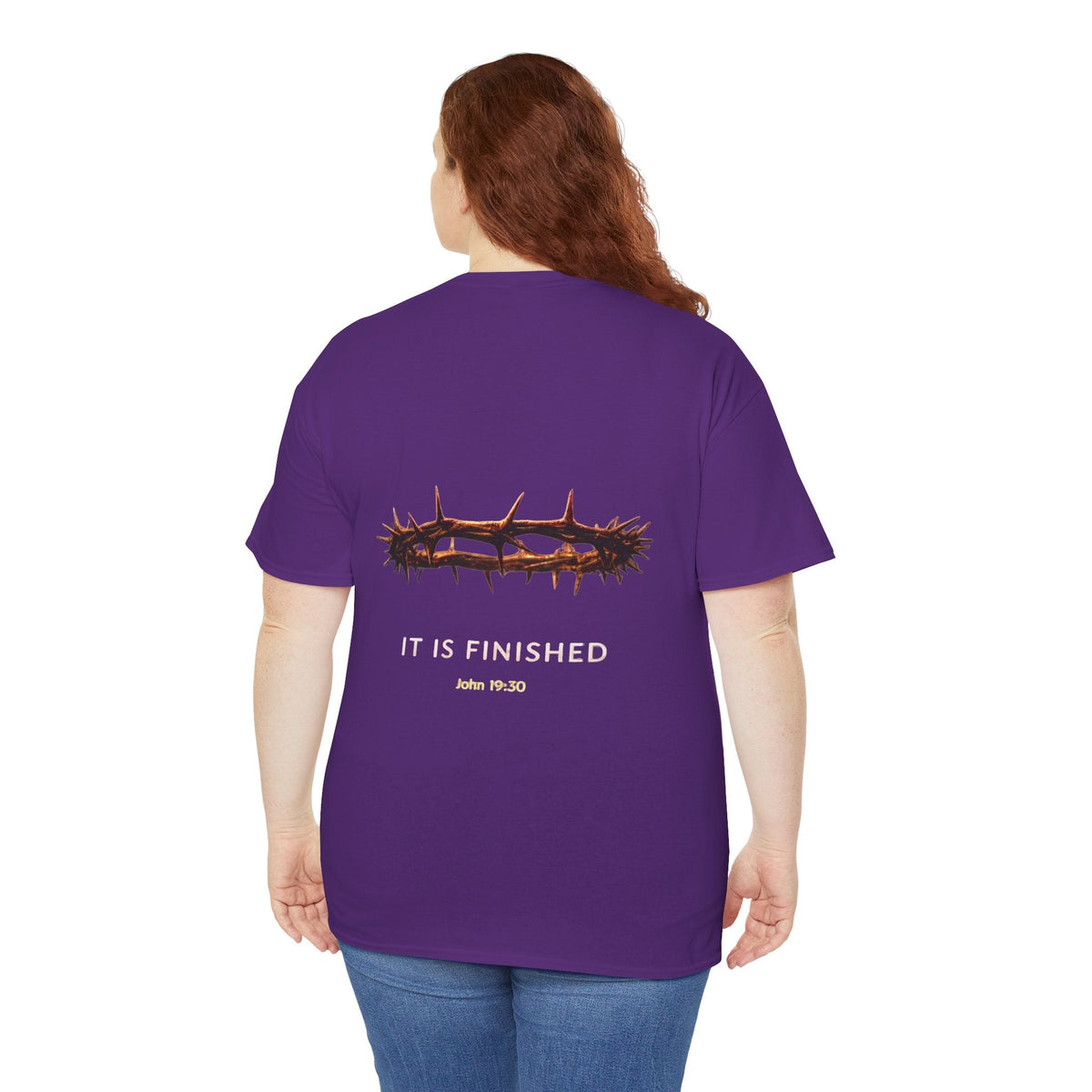 It Is Finished Crown of Thorns Tee — Christian John 19:30 Faith Shirt Printify