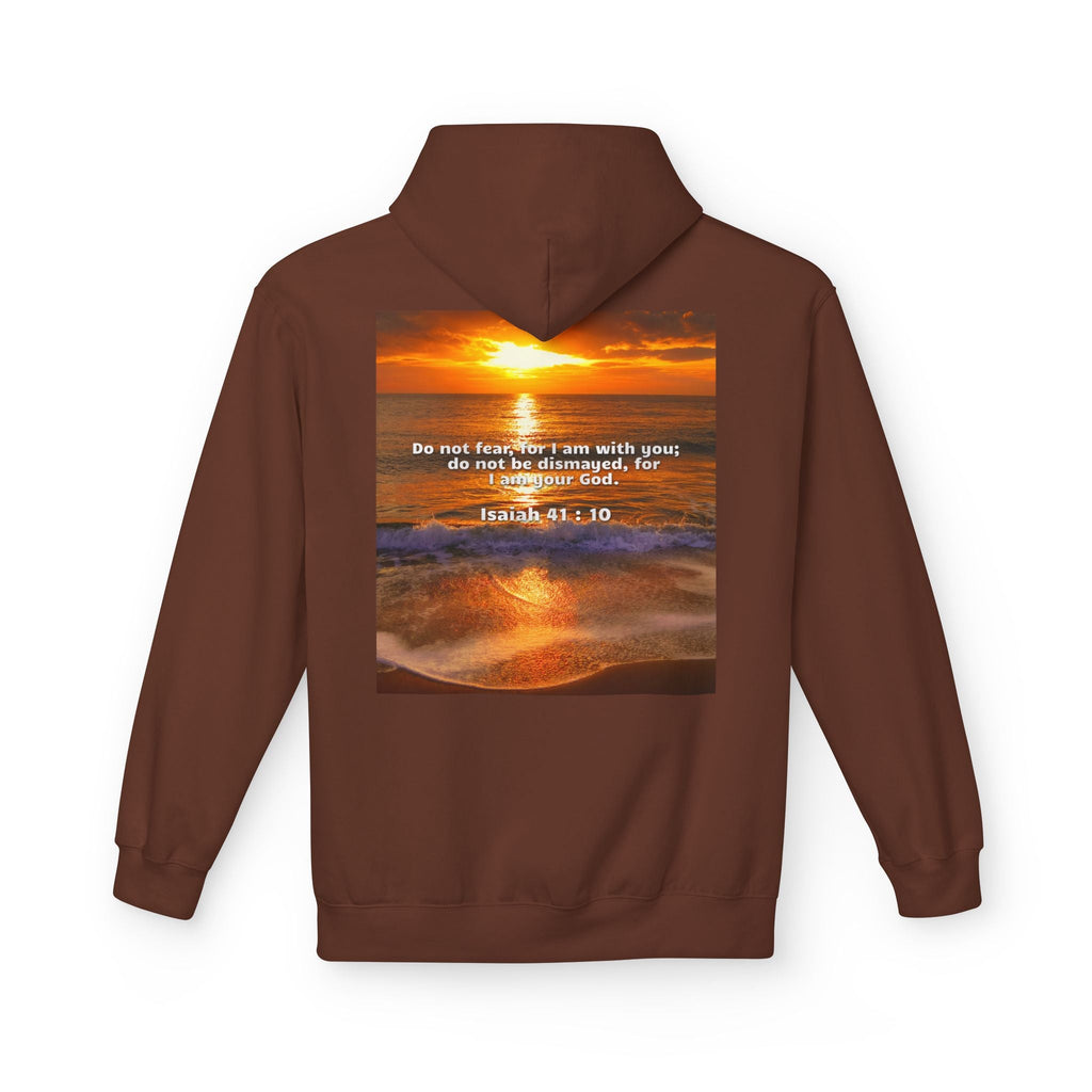 Hoodie - Isaiah 41:10 Bible Verse Religious Design Printify