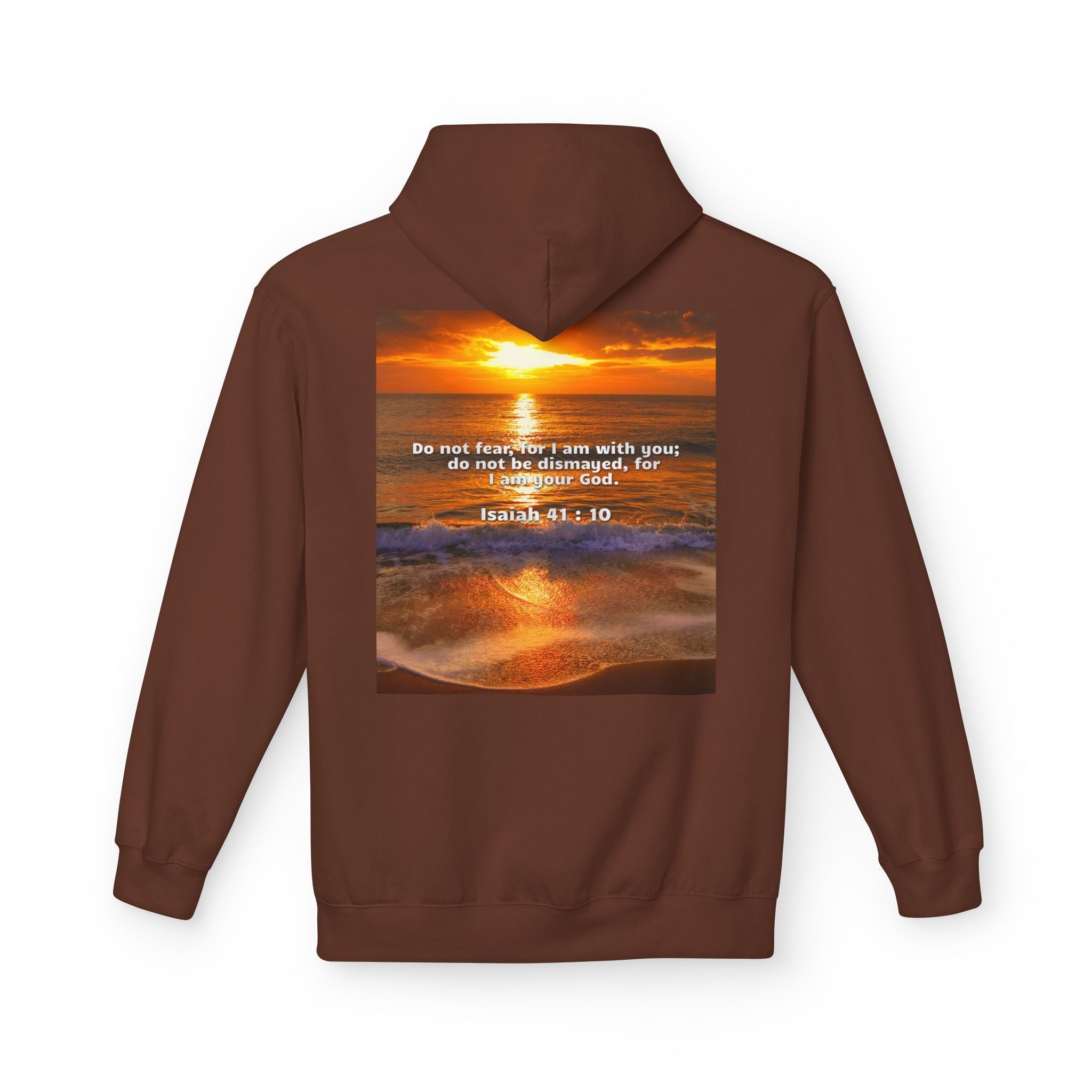 Hoodie - Isaiah 41:10 Bible Verse Religious Design Printify