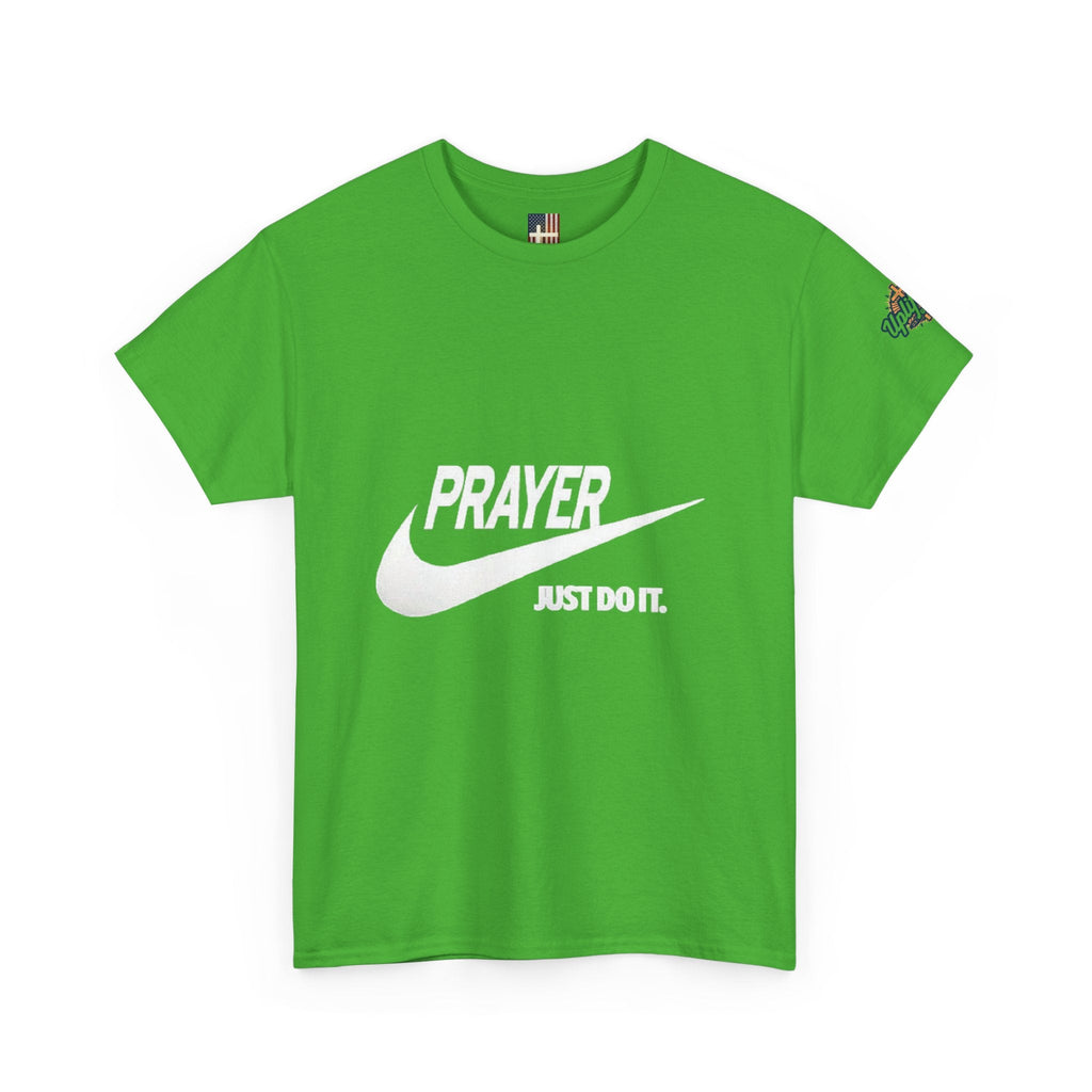 Prayer Just Do It T-shirt - Funny Christian Nike Parody T-shirt - Faith Gear Printify