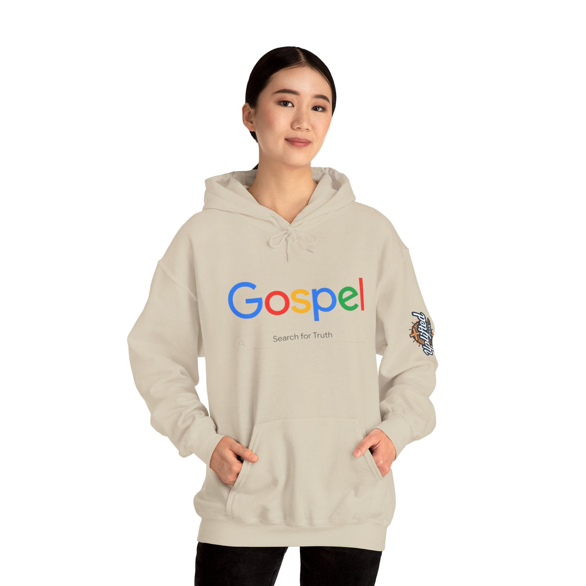 Gospel Hoodie — "Search for Truth" Christian Faith Pullover Printify
