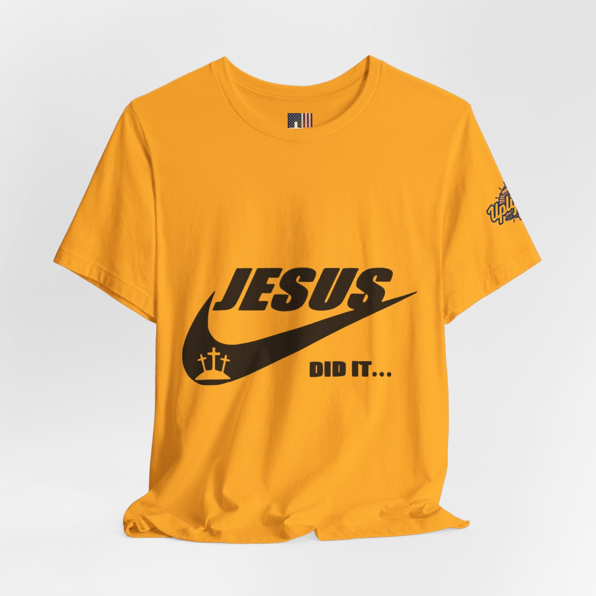 Jesus Did It T-shirt - Funny Christian Parody T-shirt - Faith & Victory Apparel Printify