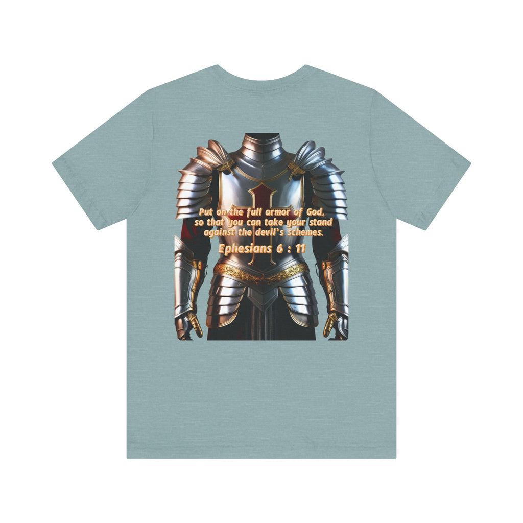 Religious Graphic Armor Of God Design - Unisex Jersey Short Sleeve Tee Printify