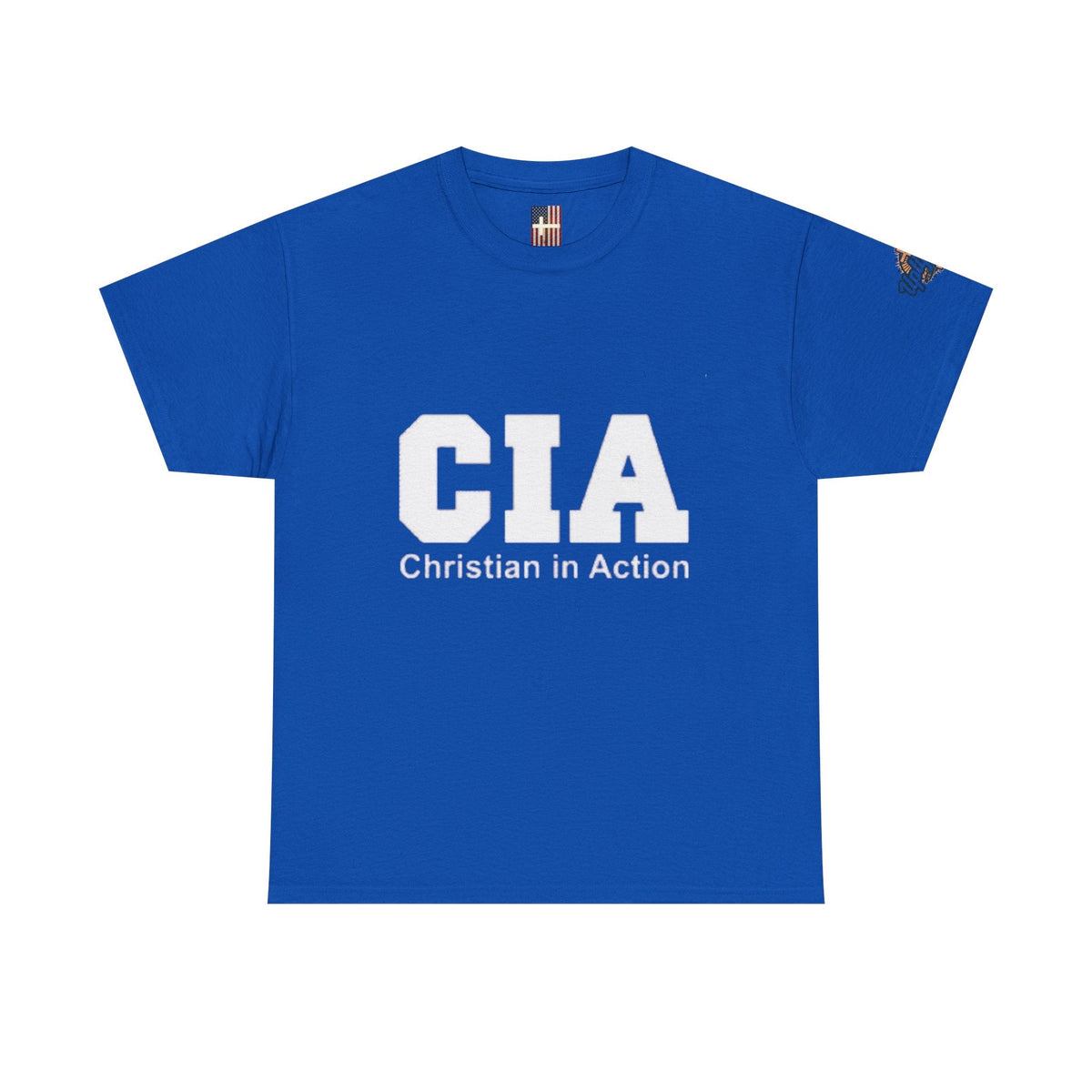 CIA Christian in Action T-shirt - Funny Faith Parody T-shirt - Mission Ready Apparel Printify