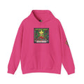 🎄 Not Today, Grinch – Jesus Saves | Funny Christian Christmas Hoodie | Festive Green & Red Cartoon Style | Bold Faith Holiday Tee by Uplifted Gear Printify