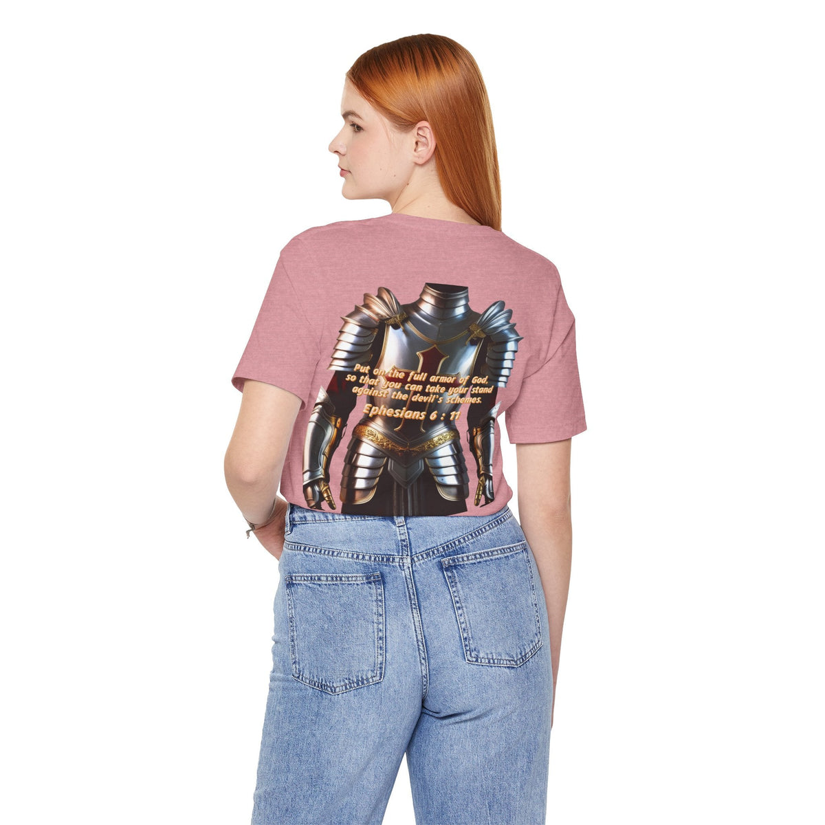 Religious Graphic Armor Of God Design - Unisex Jersey Short Sleeve Tee Printify