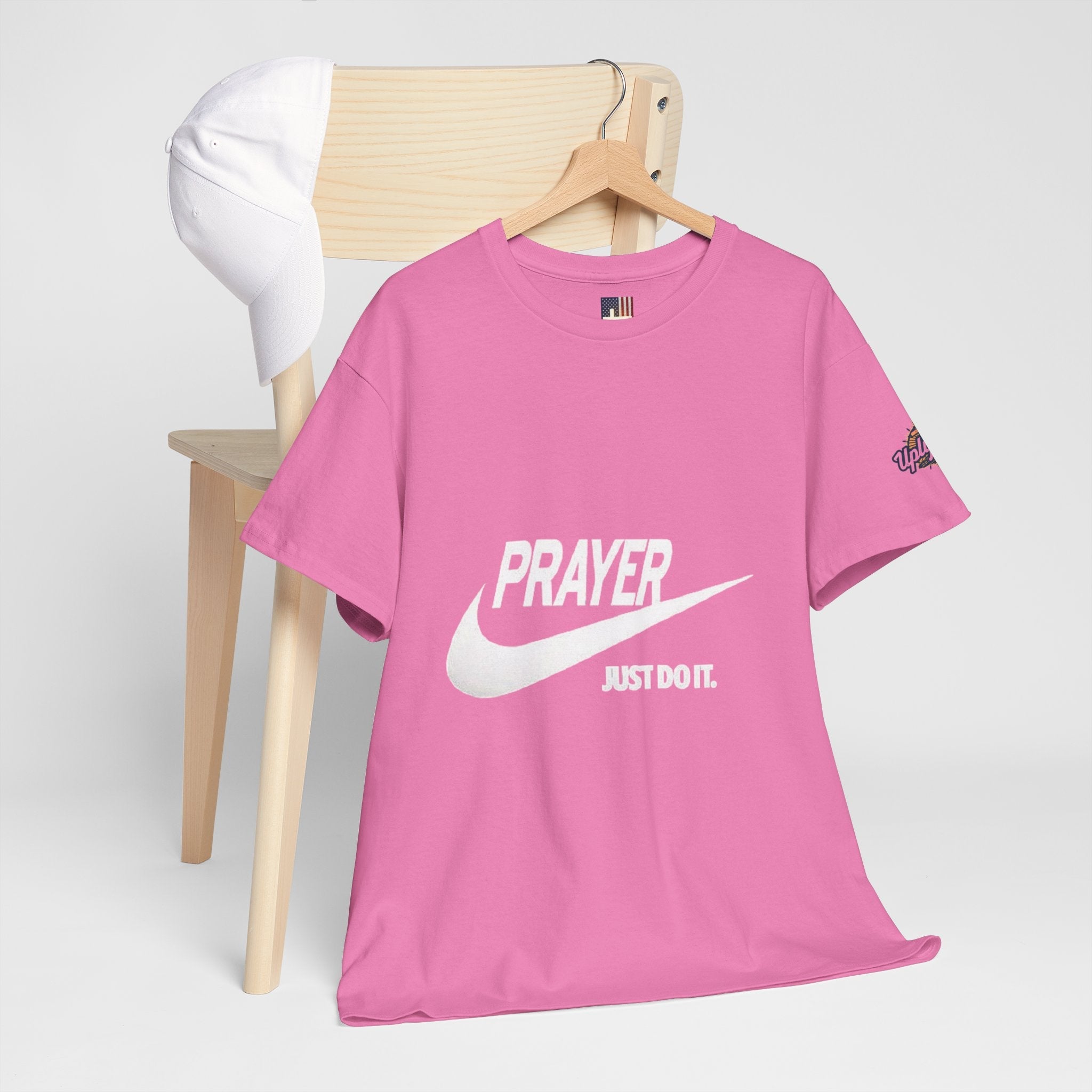 Prayer Just Do It T-shirt - Funny Christian Nike Parody T-shirt - Faith Gear Printify