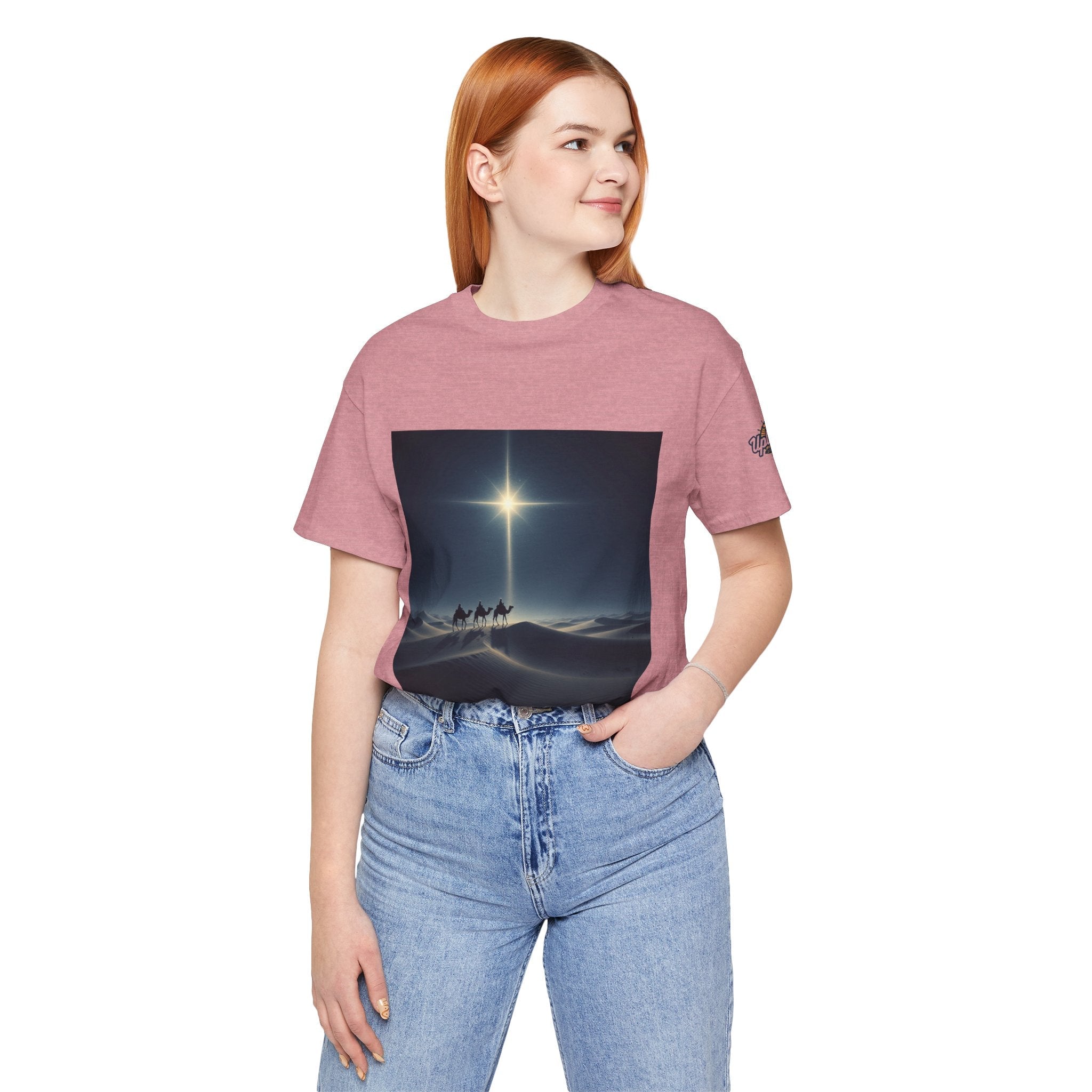 3 Wise Men T-shirt – Magi Camels Nativity Journey Christian Christmas T-shirt for Epiphany Faith & Holy Night Printify
