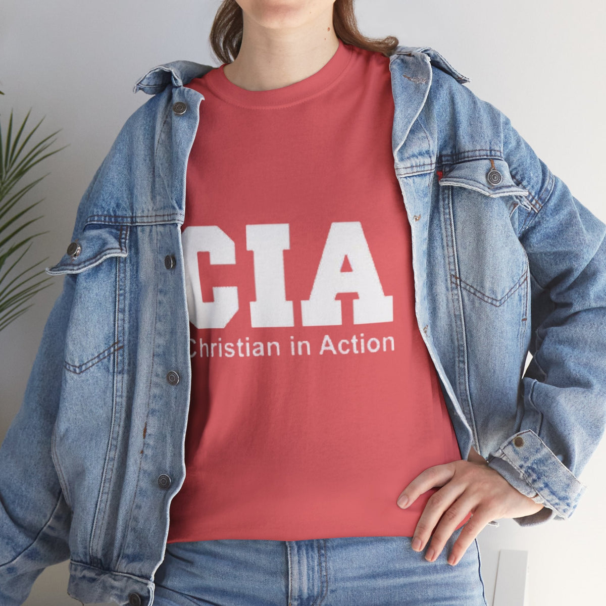 CIA Christian in Action T-shirt - Funny Faith Parody T-shirt - Mission Ready Apparel Printify