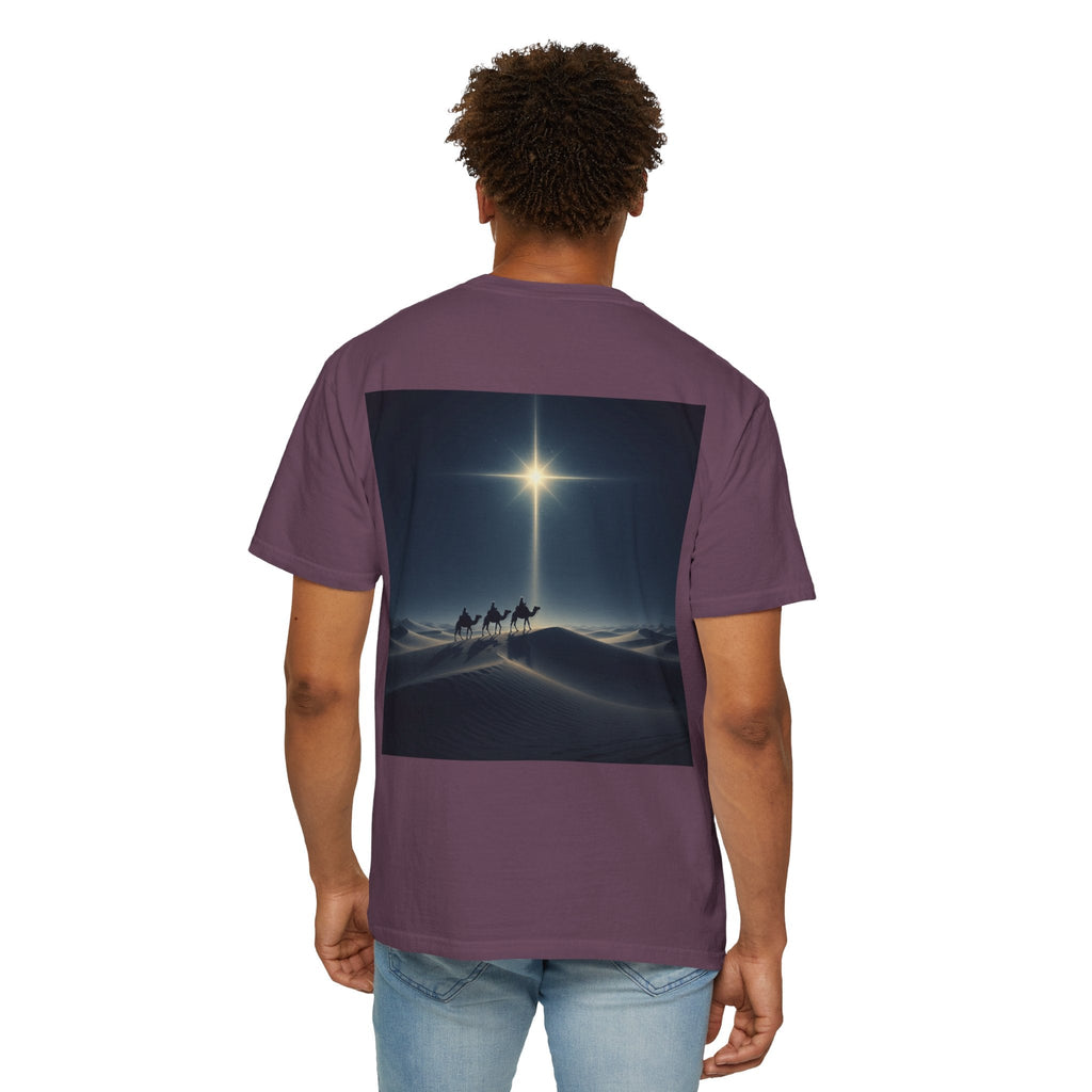 3 Wise Men T-shirt – Magi Camels Nativity Journey Christian Christmas T-shirt for Epiphany Faith & Holy Night Printify