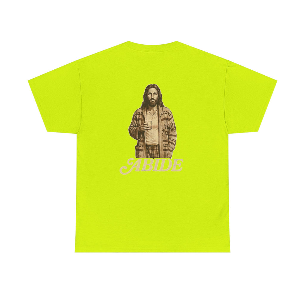 Abide Vintage Jesus Tee — "The Dude" Graphic Christian T-Shirt Printify