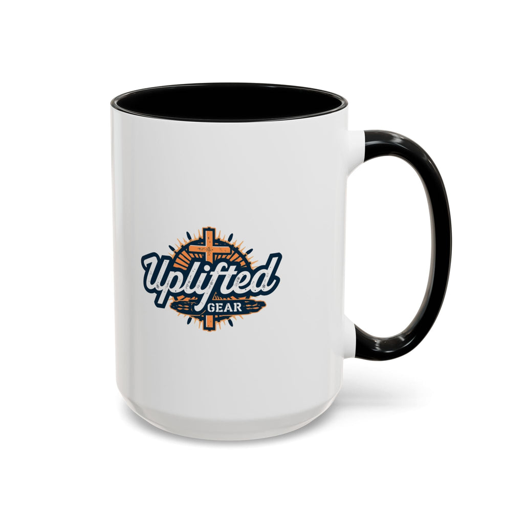 Funny Christian Coffee Mug — “Give God Control, HE Delivers” Accent Mug (11/15oz) Printify