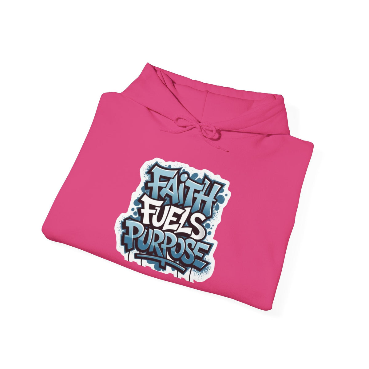 Faith Fuels Purpose Hoodie – Inspirational Christian Sweatshirt for Divine Drive & Unstoppable Belief Printify