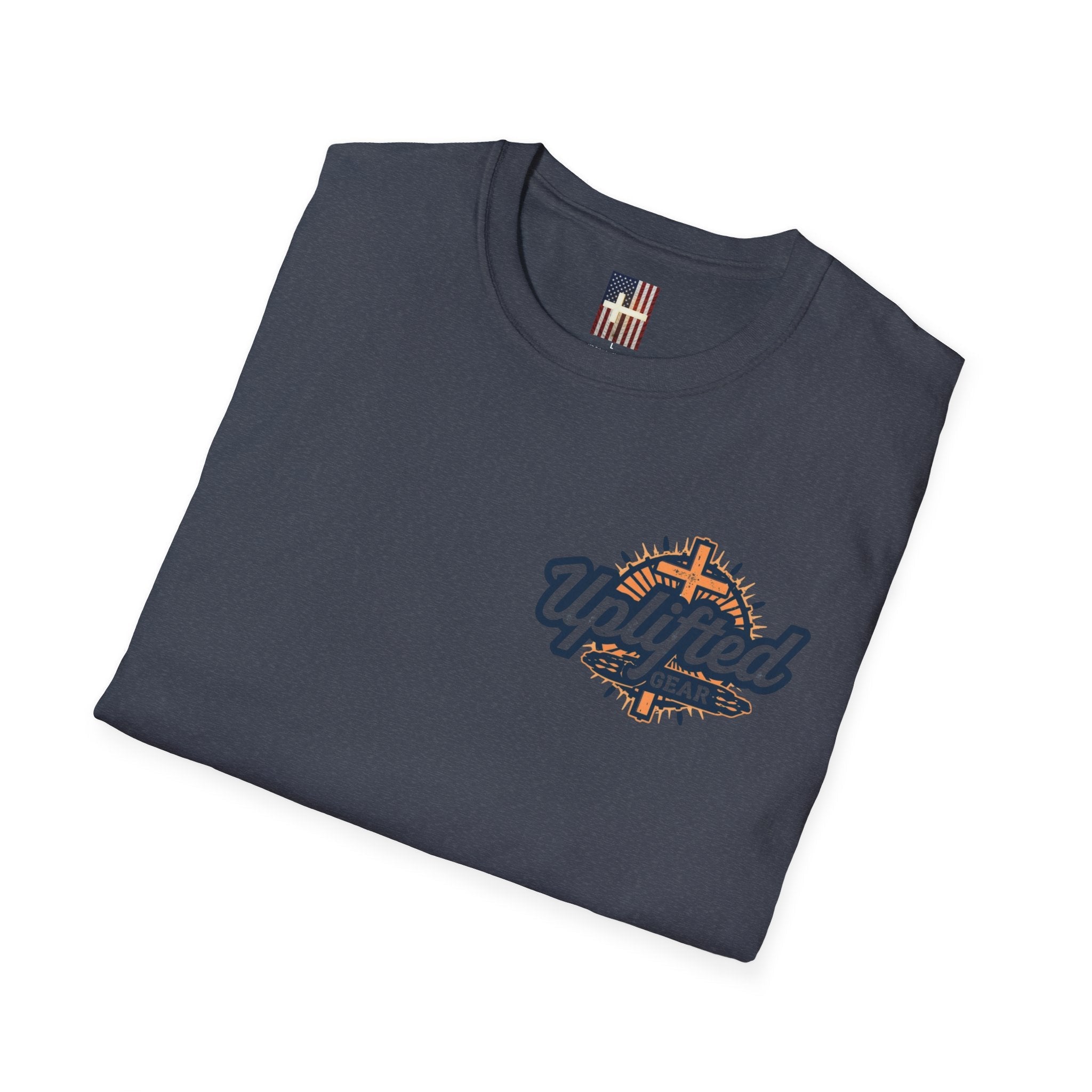 Ichthus Jesus Fish T-shirt - Jesus Word Art - Christian Faith Symbol T-shirt Printify