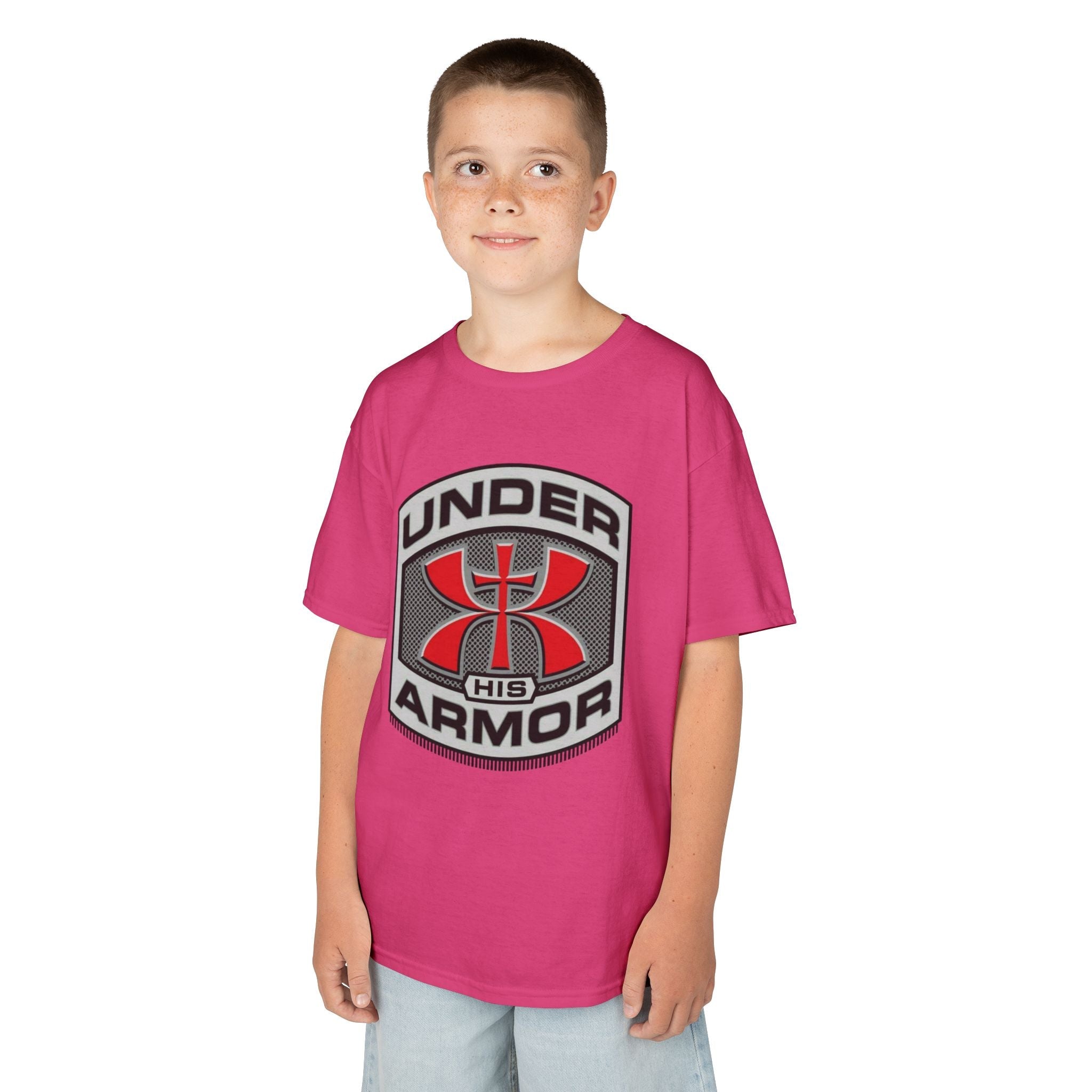 Under HIS Armor Christian T-Shirt — Faith-Inspired Under Armour Style Printify