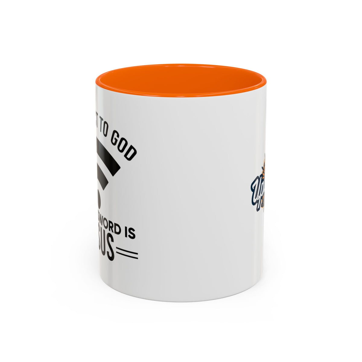 Connect to God Coffee Mug — "WIFI Password is Jesus" Funny Christian Faith Mug Printify