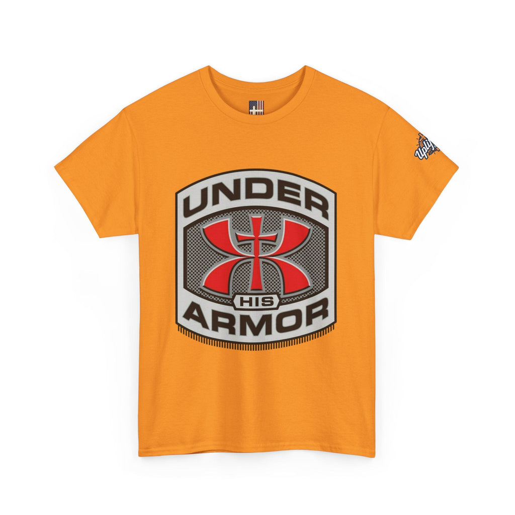 Under HIS Armor Christian T-Shirt — Faith-Inspired Under Armour Style Printify