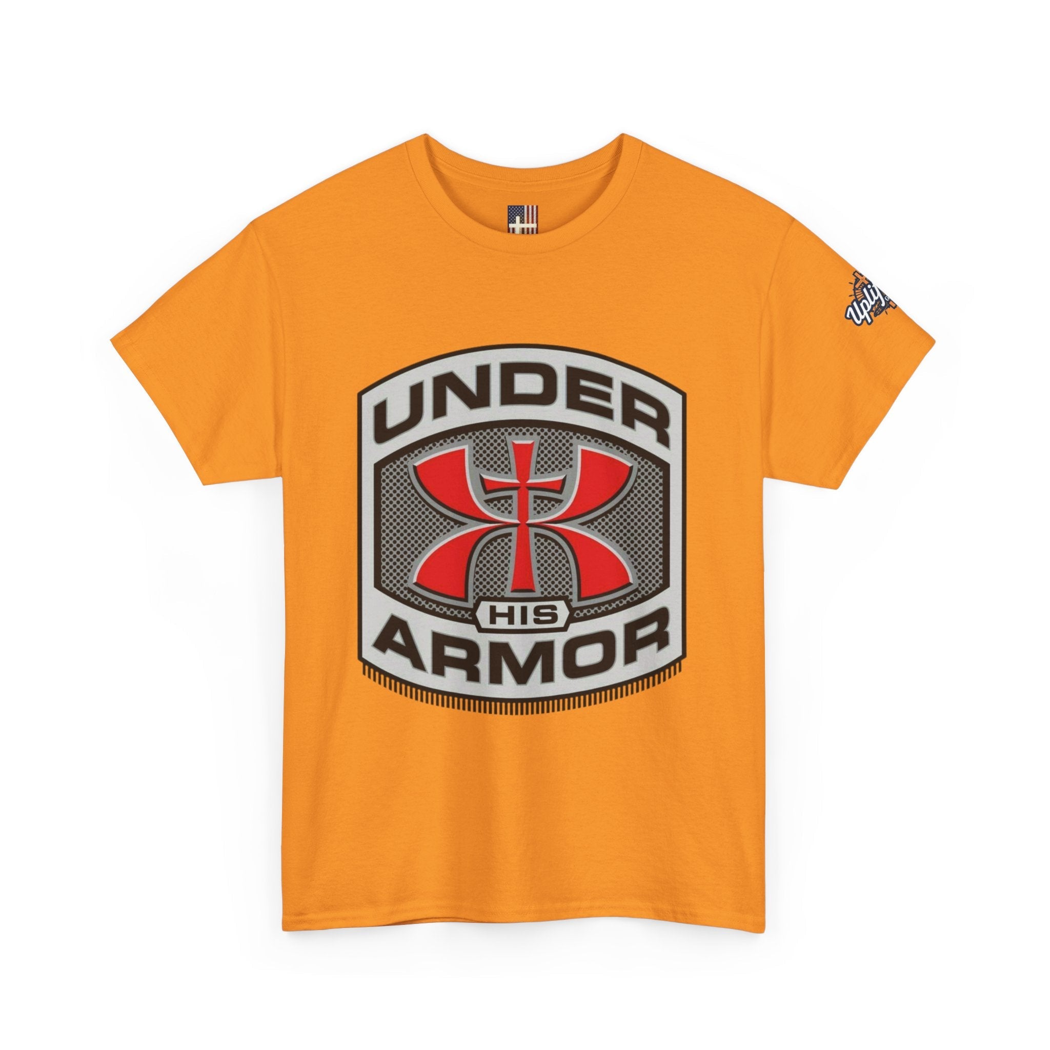 Under HIS Armor Christian T-Shirt — Faith-Inspired Under Armour Style Printify