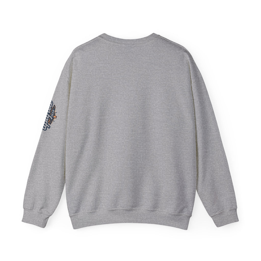 Lion of Judah Skull Christian Sweatshirt - Warrior Faith Cross Sweatshirt Printify