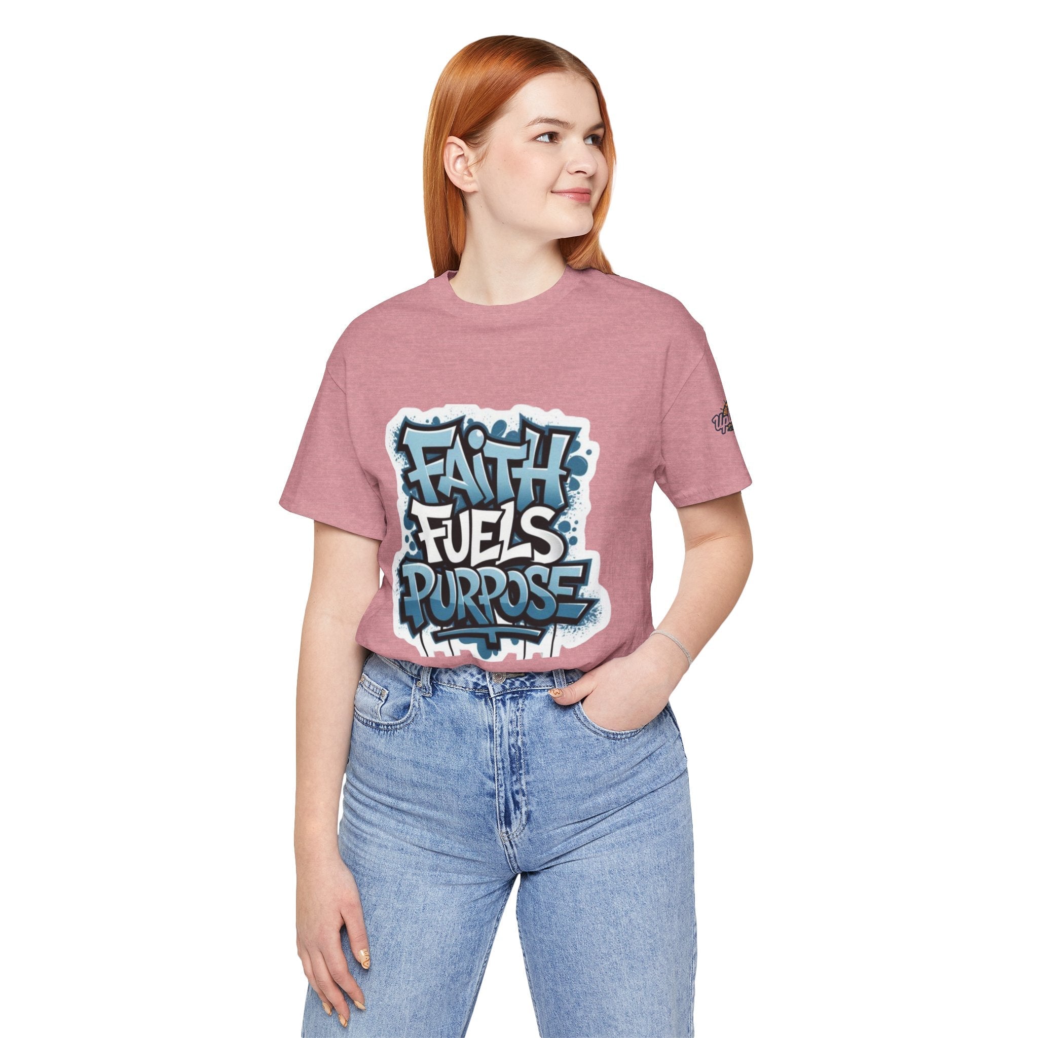Faith Fuels Purpose T-shirt – Inspirational Christian T-shirt for Divine Drive & Unstoppable Belief Printify