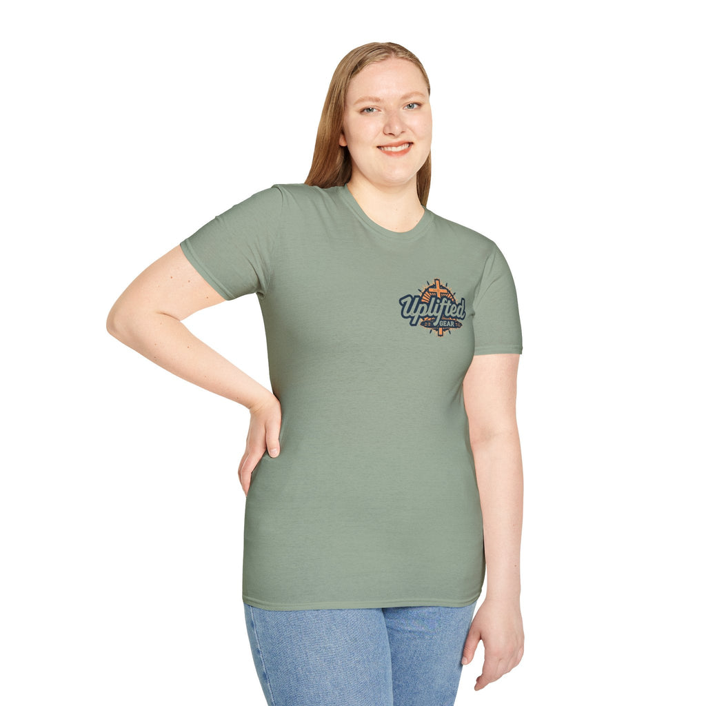 Religious Graphic Armor Of God Design - Unisex Softstyle T-Shirt Printify