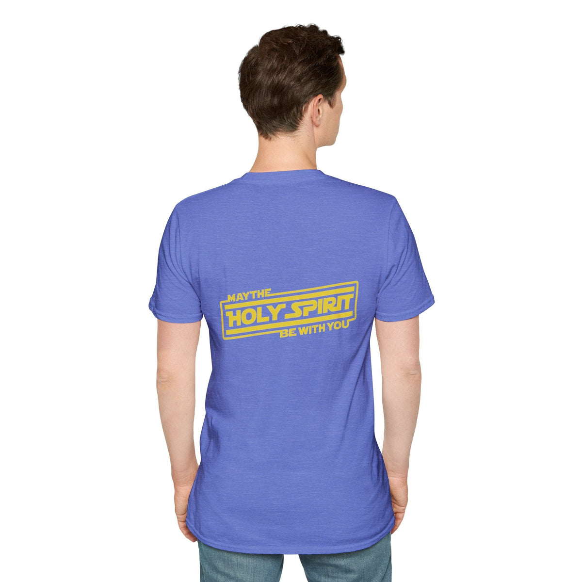 May the Holy Spirit Be With You T-shirt - Christian Star Wars Parody T-shirt Printify