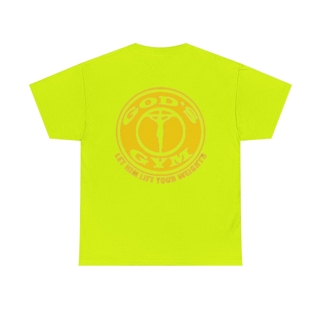God's Gym T-Shirt — "Let Him Lift Your Weights" Christian Fitness Tee Printify