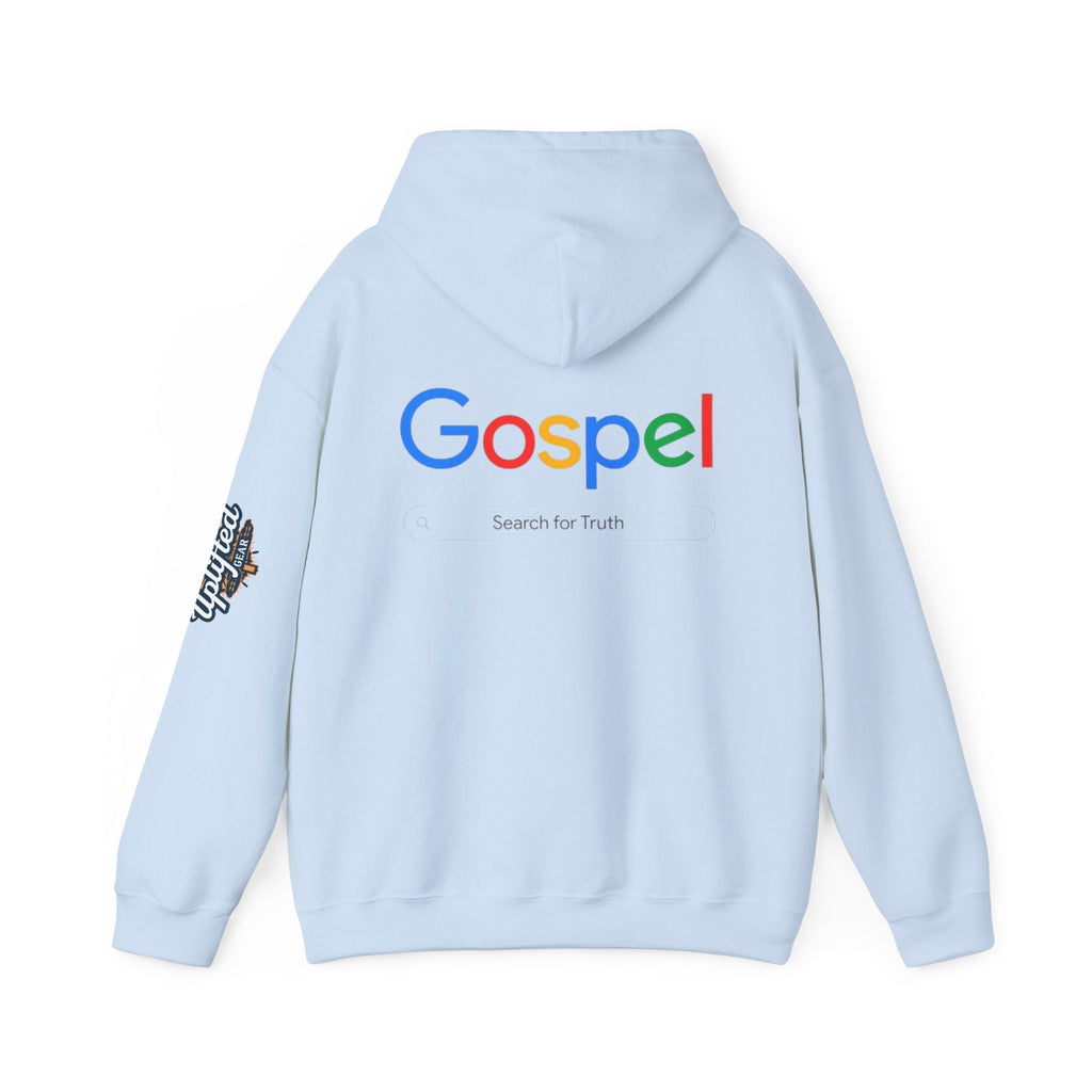 Gospel Hoodie — "Search for Truth" Christian Faith Pullover Printify