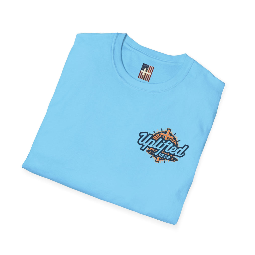 Jesus Is King T-shirt | Modern Typographic Cross Christian T-shirt Printify