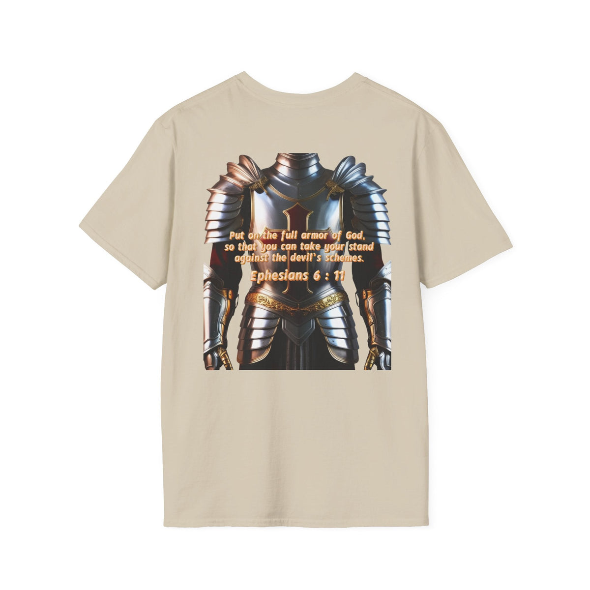 Religious Graphic Armor Of God Design - Unisex Softstyle T-Shirt Printify
