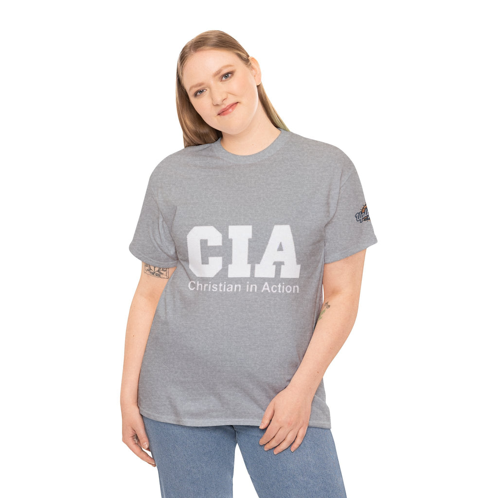 CIA Christian in Action T-shirt - Funny Faith Parody T-shirt - Mission Ready Apparel Printify