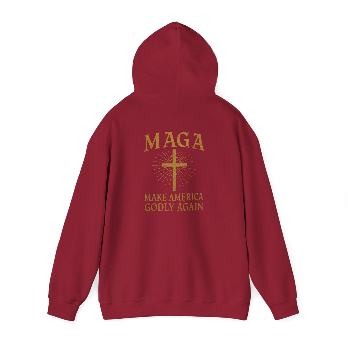 Make America Godly Again Hoodie – MAGA Christian Patriotic Sweatshirt for Biblical Values & Freedom Printify