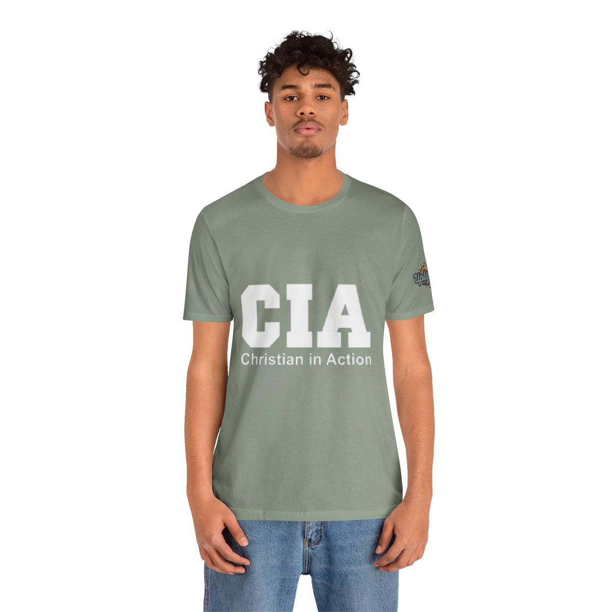 CIA Christian in Action T-shirt - Funny Faith Parody T-shirt - Mission Ready Apparel Printify