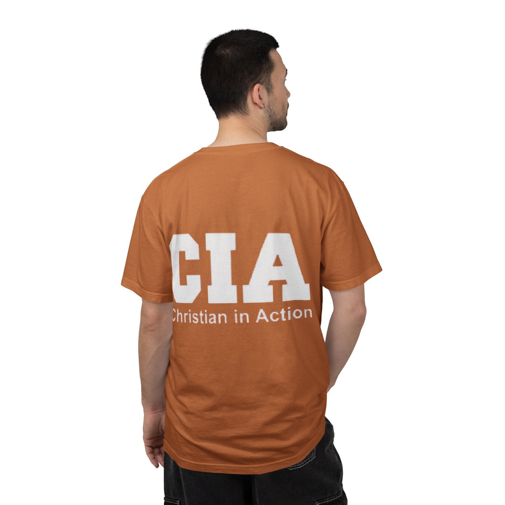 CIA Christian in Action T-shirt - Funny Faith Parody T-shirt - Mission Ready Apparel Printify
