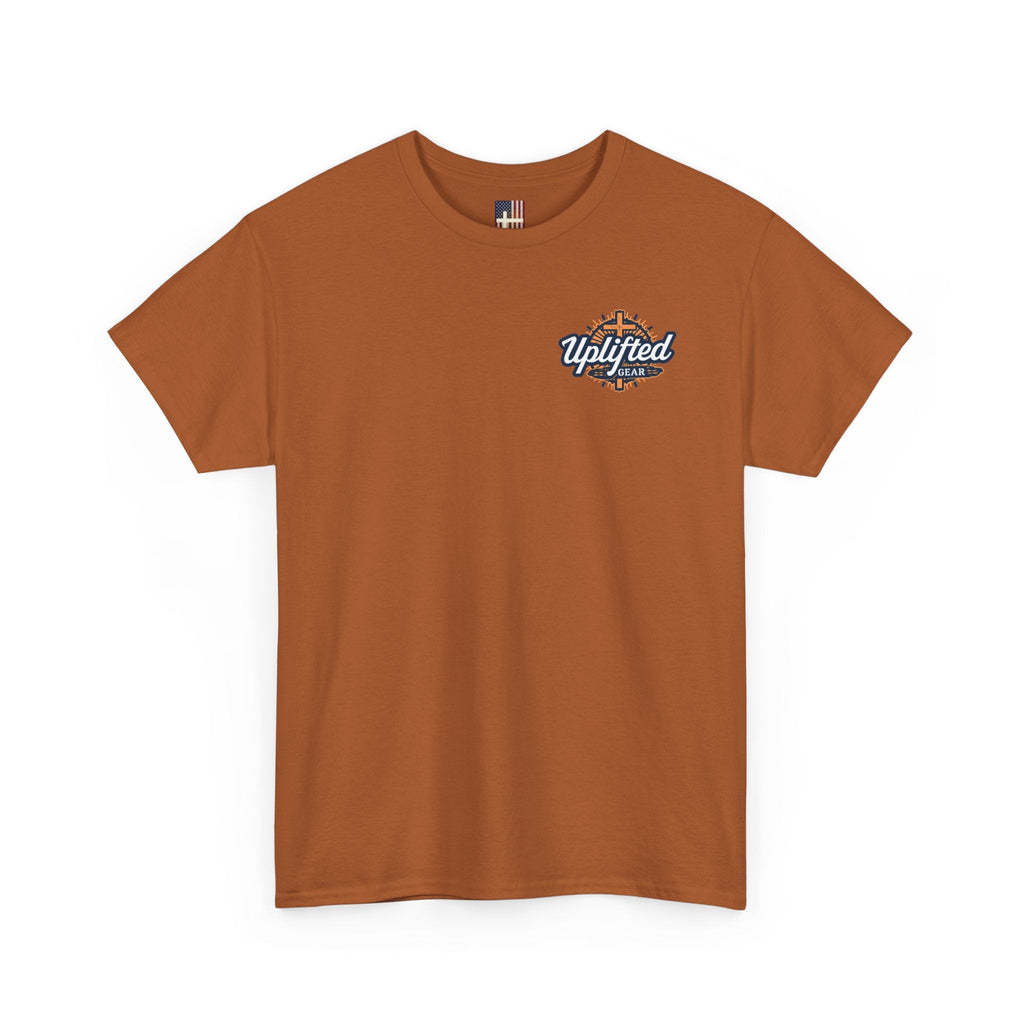 God's Gym T-Shirt — "Let Him Lift Your Weights" Christian Fitness Tee Printify
