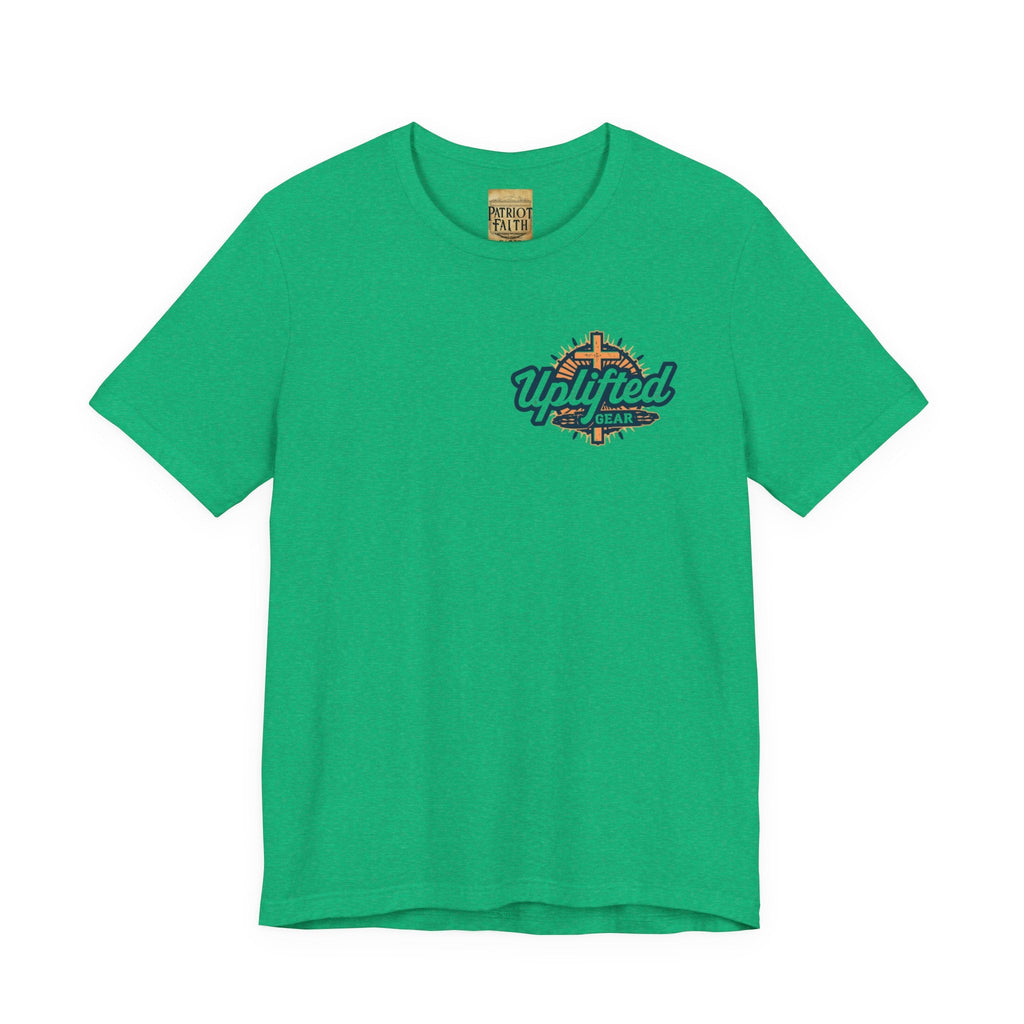 Religious Graphic Tee with Armor Of God Design Unisex Jersey Short Sleeve Tee Printify